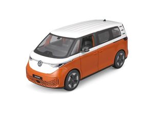 0090159066903 - 32914O - Modellauto - VW IDBuzz (weiß-orange Maßstab 124) Modell Auto Spielzeugauto