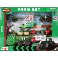 0090159125655 - Mini Work Machines Fendt Super Farm Play-Set Modellfahrzeug