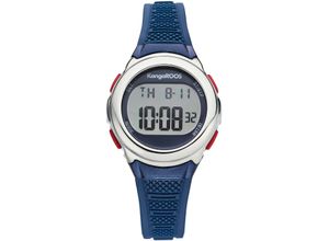 0090373261405 - Chronograph KANGAROOS Armbanduhren blau Kinder Armbanduhr Quarzuhr Kinderuhr digital Silikonarmband