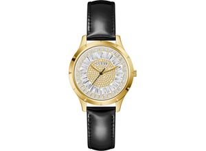 0091661524059 - Quarzuhr GUESS GW0299L2GLAMOUR Armbanduhren schwarz Damen Quarzuhr Quarzuhren