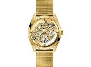 0091661524844 - Multifunktionsuhr GUESS GW0368G2 Armbanduhren goldfarben Herren Quarzuhren Armbanduhr Quarzuhr Herrenuhr