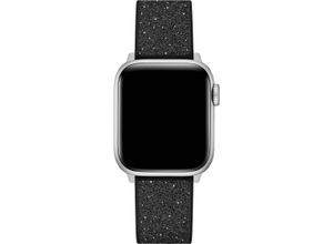 0091661528712 - Smartwatch-Armband GUESS CS2004S1 Uhrenarmbänder schwarz Ersatzarmbänder Wechselarmband Ersatzband Leder passend für die Apple Watch