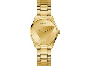 0091661529979 - Quarzuhr GUESS GW0485L1 Armbanduhren goldfarben Damen Quarzuhren Armbanduhr Damenuhr