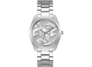 0091661537158 - Quarzuhr GUESS GW0606L1 Armbanduhren silberfarben Damen Quarzuhren Armbanduhr Damenuhr