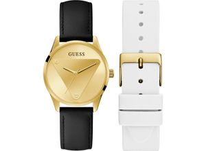 0091661537493 - Quarzuhr GUESS GW0642L1 Armbanduhren schwarz Damen Quarzuhren Armbanduhr Damenuhr