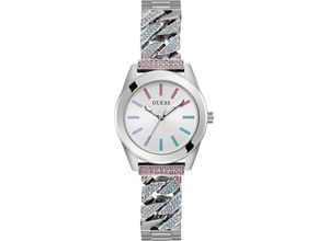 0091661538889 - Quarzuhr GUESS SERENA GW0546L4 Armbanduhren silberfarben Damen Quarzuhren Armbanduhr Damenuhr