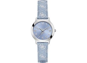 0091661539008 - Quarzuhr GUESS MANDY GK0005L1 Armbanduhren blau (hellblau hellgrau) Kinder Kinderuhren Armbanduhr Damenuhr ideal auch als Geschenk