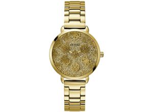 0091661540806 - Quarzuhr GUESS SUGARPLUM Armbanduhren goldfarben Damen Quarzuhren Armbanduhr Damenuhr