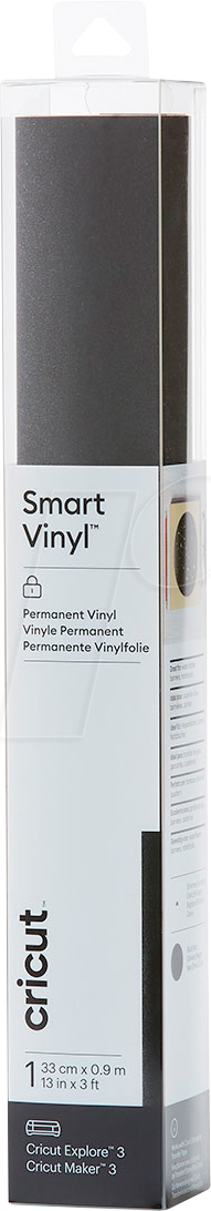 0093573617898 - Cricut Smart Vinyl Glanz Permanent 09 m (Shimmer Black)