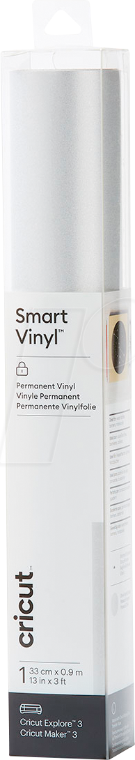 0093573979224 - Cricut Smart Vinyl Glanz Permanent 09 m (Shimmer silver)