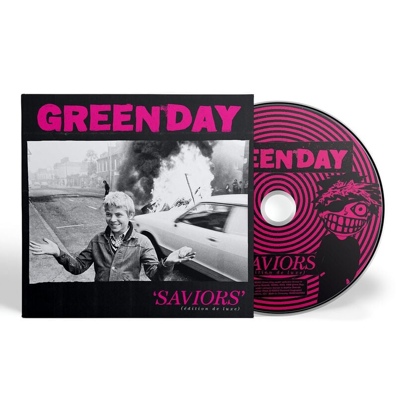 0093624836063 - Green Day Saviors (édition de luxe) CD multicolor 0093624836063 - Green Day Saviors (édition de luxe) CD multicolor