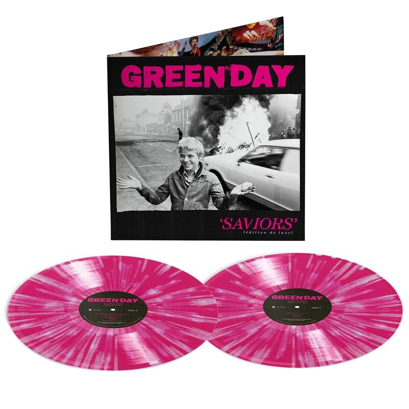 0093624836087 - Green Day Saviors (édition de luxe) LP multicolor