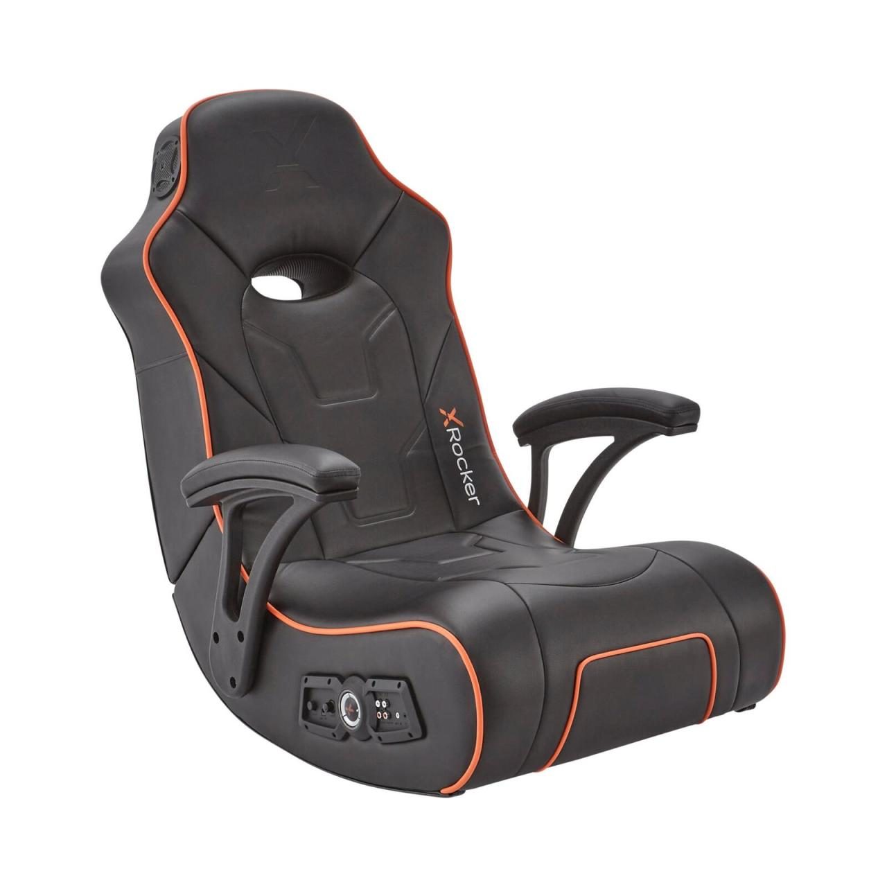 0094338200027 - G-Force Sport 21 Floor Rocker Gaming-Bodensessel mit Audiosystem und Subwoofer - schwarz