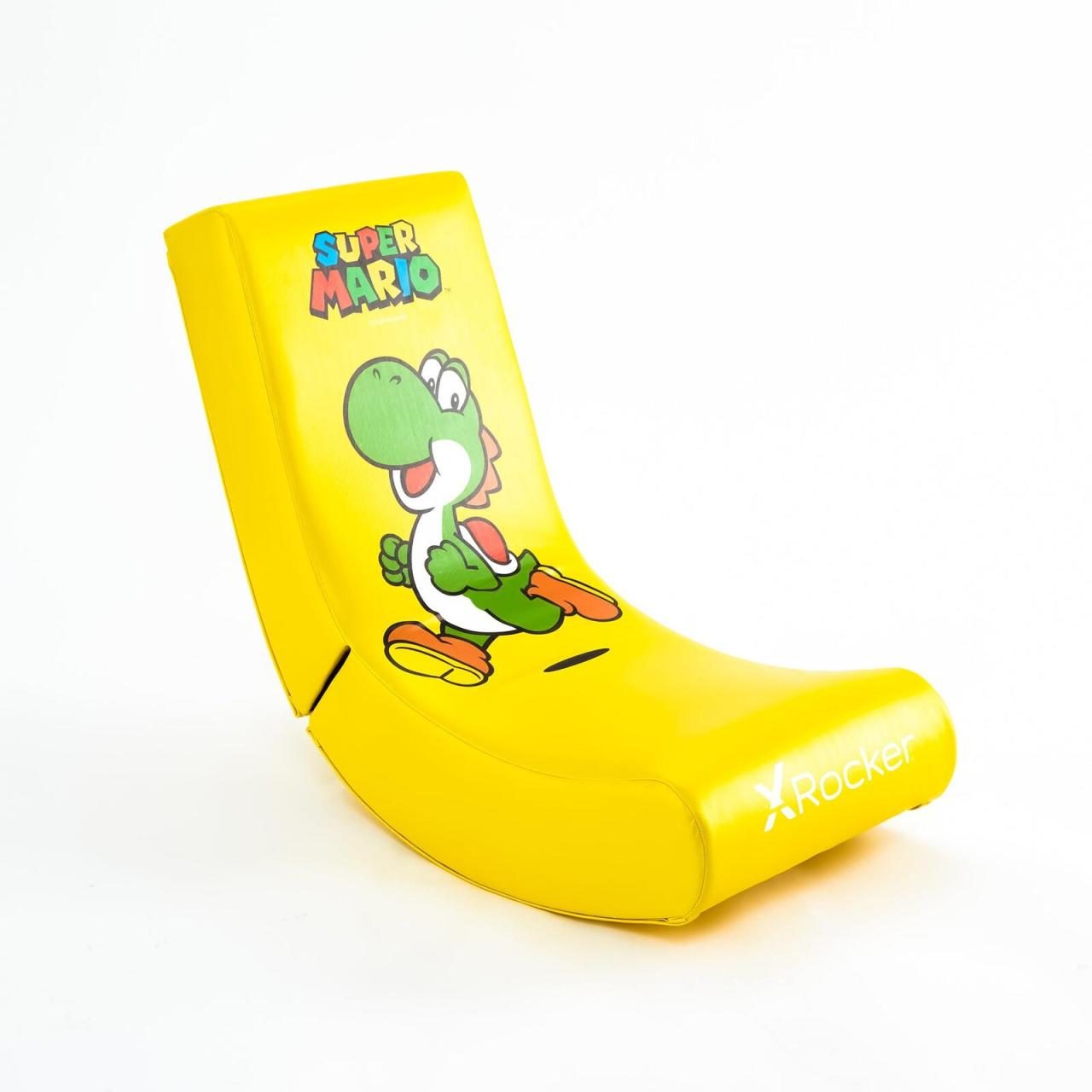 0094338201024 - Nintendo Super Mario™ Floor Rocker Gaming-Bodensessel im Yoshi Design für Kinder & Jugendliche - gelb