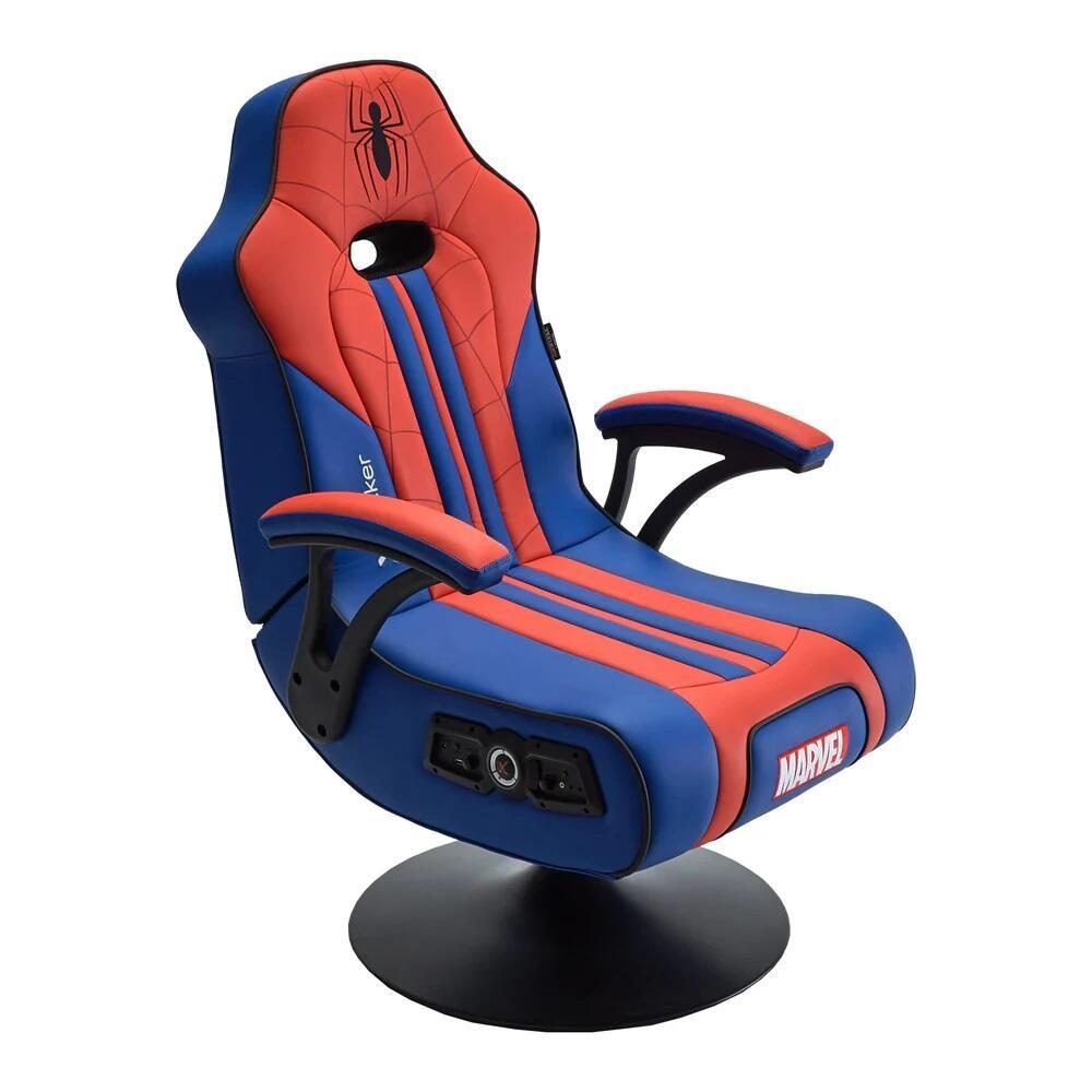 0094338211955 - X Rocker Marvel™ Elite 21 Gaming-Sessel für Jugendliche mit Stereo-Lautsprechersystem und Vibrationsmotor  im Spider-Ma