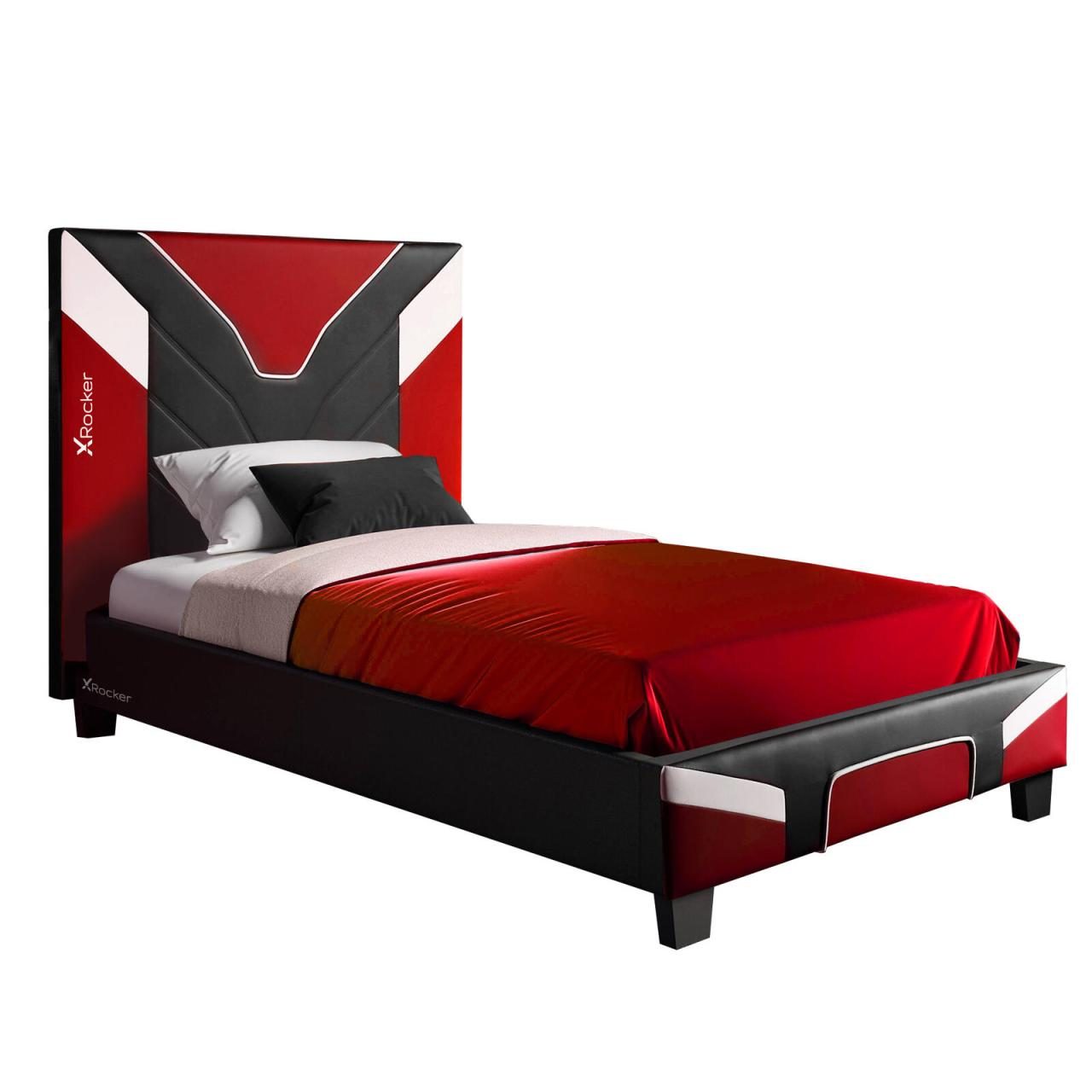 0094338230819 - Cerberus MKII Gaming-Bett für Kinder & Jugendliche - schwarz rot weiß