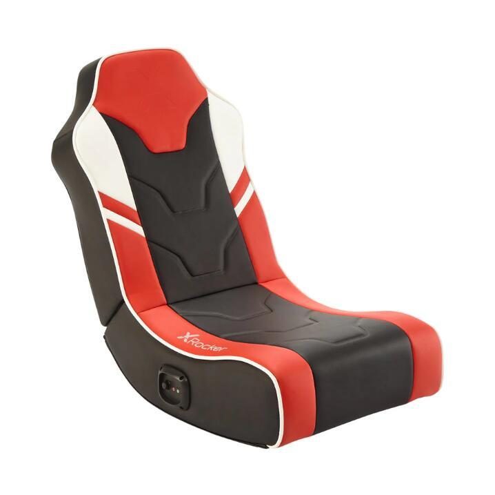 0094338512175 - Shadow 20 Floor Rocker Gaming-Bodensessel für Kinder & Jugendliche mit Audiosystem- schwarz rot