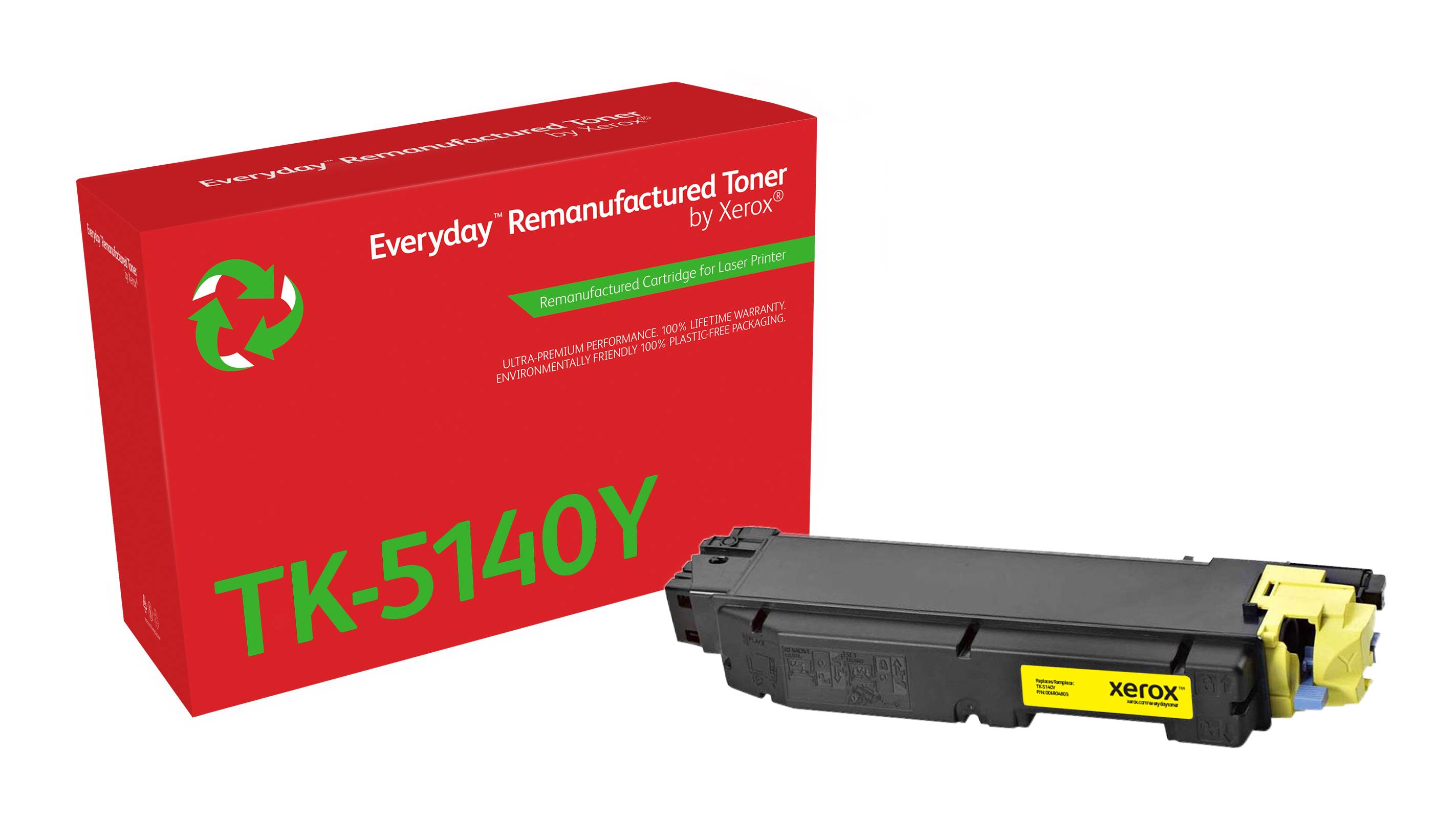 0095205043532 - Everyday - yellow - compatible - remanufactured - toner cartridge (alternative for Kyocera TK-5140Y) - Green World Alliance return programme - Tonerpatrone Gelb 0095205043532 - Everyday - yellow - compatible - remanufactured - toner cartridge (alternative for Kyocera TK-5140Y) - Green World Alliance return programme - Tonerpatrone Gelb