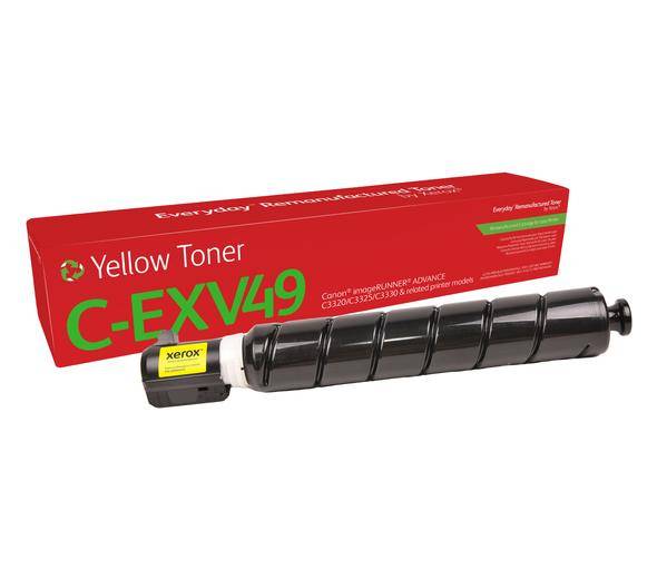 0095205049633 - Everyday - yellow - compatible - remanufactured - toner cartridge (alternative for Canon 8527B002 Canon C-EXV49) - Green World Alliance return programme - Tonerpatrone Gelb