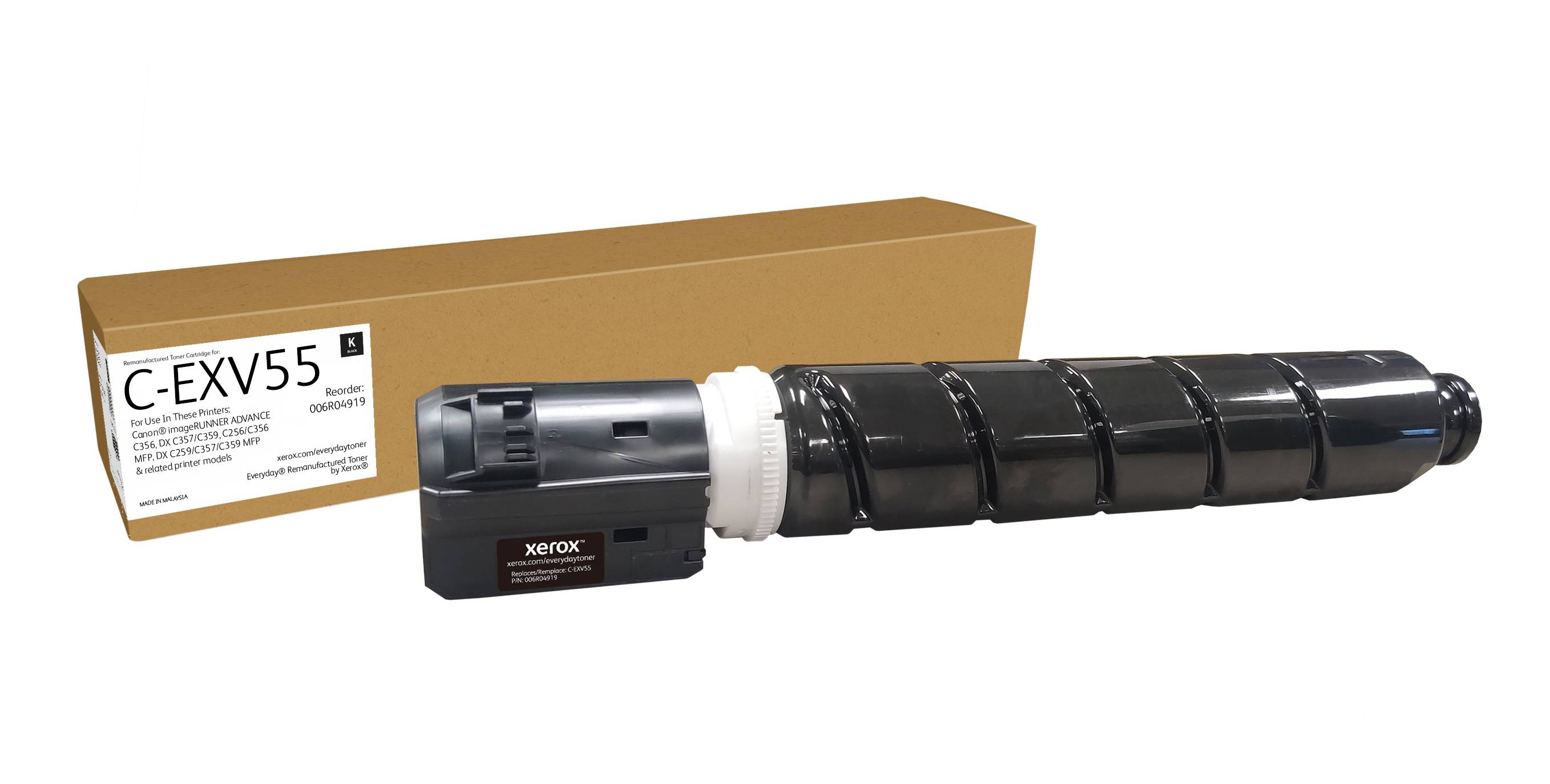 0095205049725 - Everyday - black - compatible - remanufactured - toner cartridge (alternative for Canon 2182C002AA Canon C-EXV55) - Green World Alliance return programme - Tonerpatrone Schwarz 0095205049725 - Everyday - black - compatible - remanufactured - toner cartridge (alternative for Canon 2182C002AA Canon C-EXV55) - Green World Alliance return programme - Tonerpatrone Schwarz