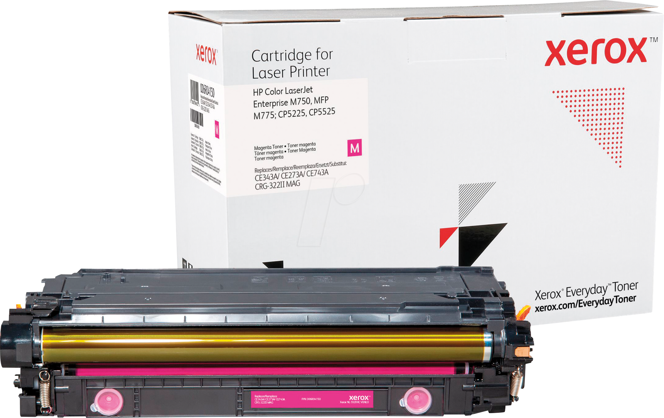 0095205064025 - Everyday - Toner Magenta - ersetzt HP 651A   650A   307A für HP Color LaserJet Enterprise M750 MFP M775 CP5225 CP5525 (006R04150)