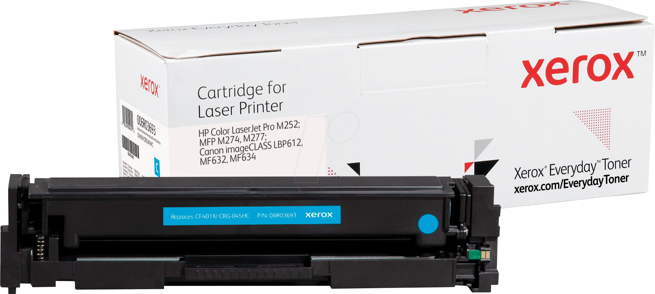 0095205894318 - Everyday - Toner High Yield Cyan - ersetzt HP 201X für Color LaserJet Pro M252 MFP M274 M277 Canon imageCLASS LBP612 MF632 MF634 (006R03693)