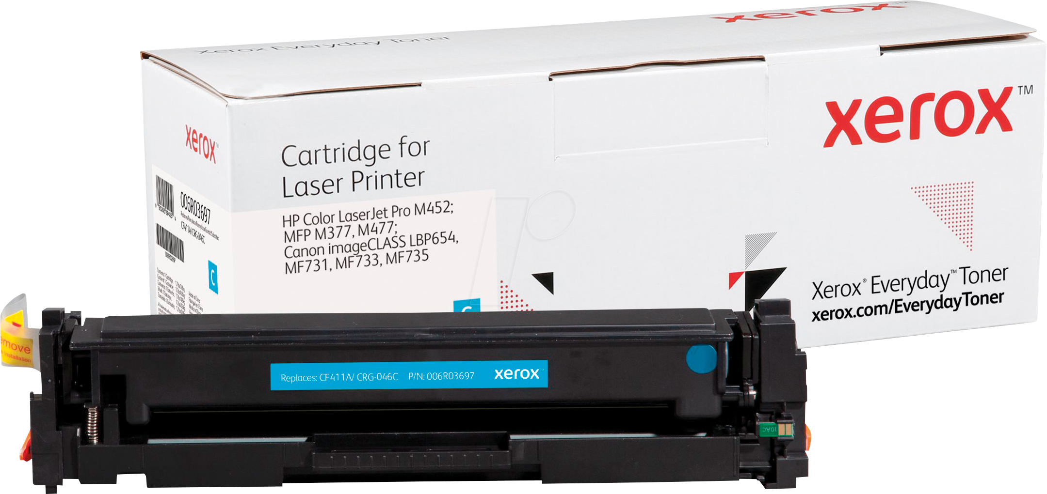 0095205894356 - Everyday - Toner Cyan - ersetzt HP 410A für Color LaserJet Pro M452 MFP M377 M477 Canon imageCLASS LBP654 MF731 MF733 MF735 (006R03697)