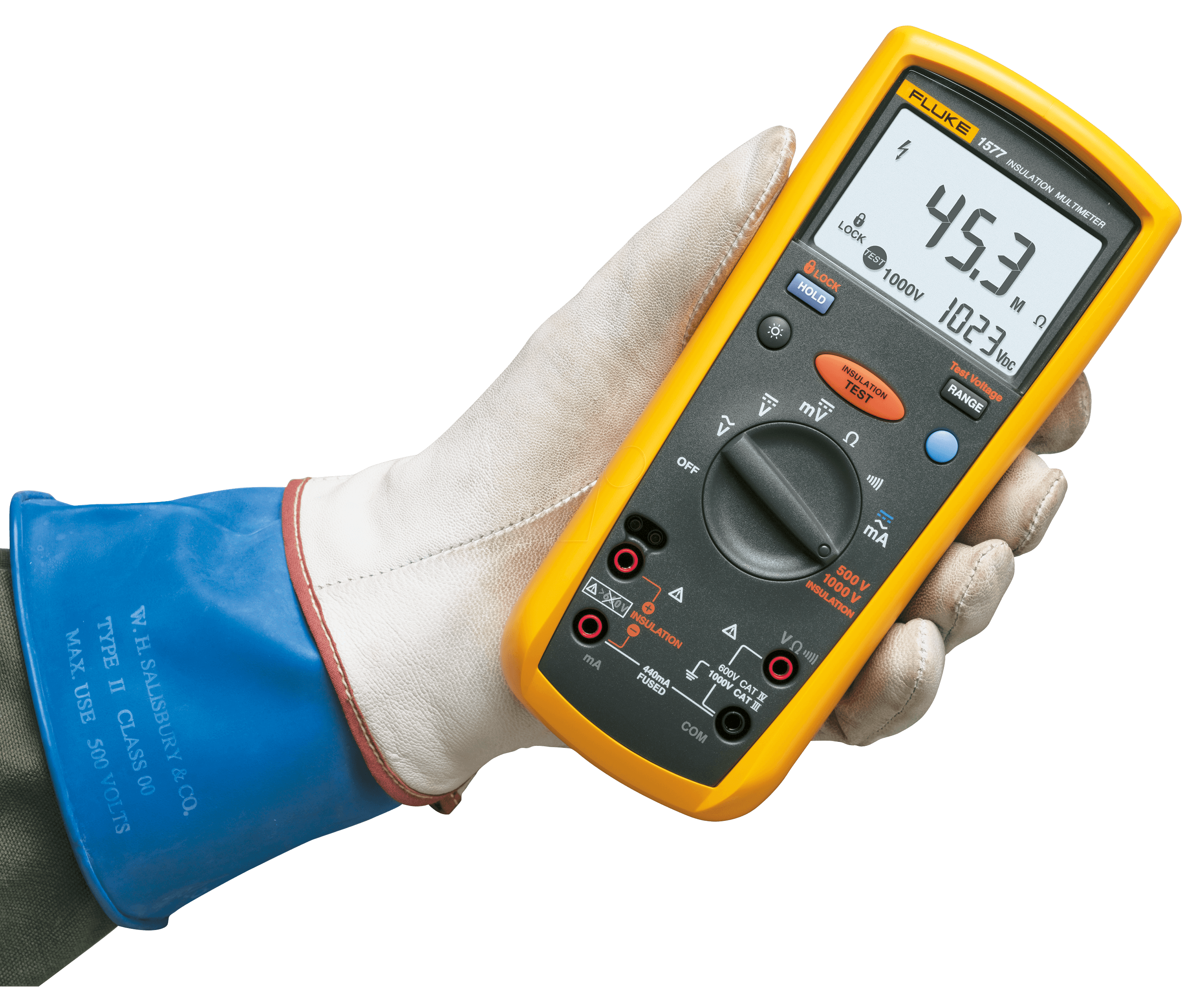 0095969262965 - Tragbares Multimeter 2157280 Stromversorgung Batterie Test Typ Spannung Strom Widerstand Temperatur