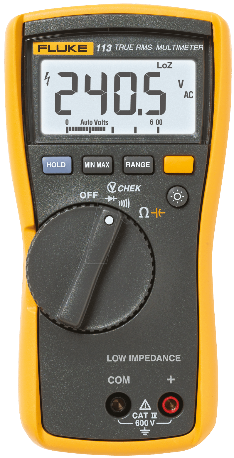 0095969436298 - FLUKE 113 - Multimeter 113 digital 6000 Counts TRMS