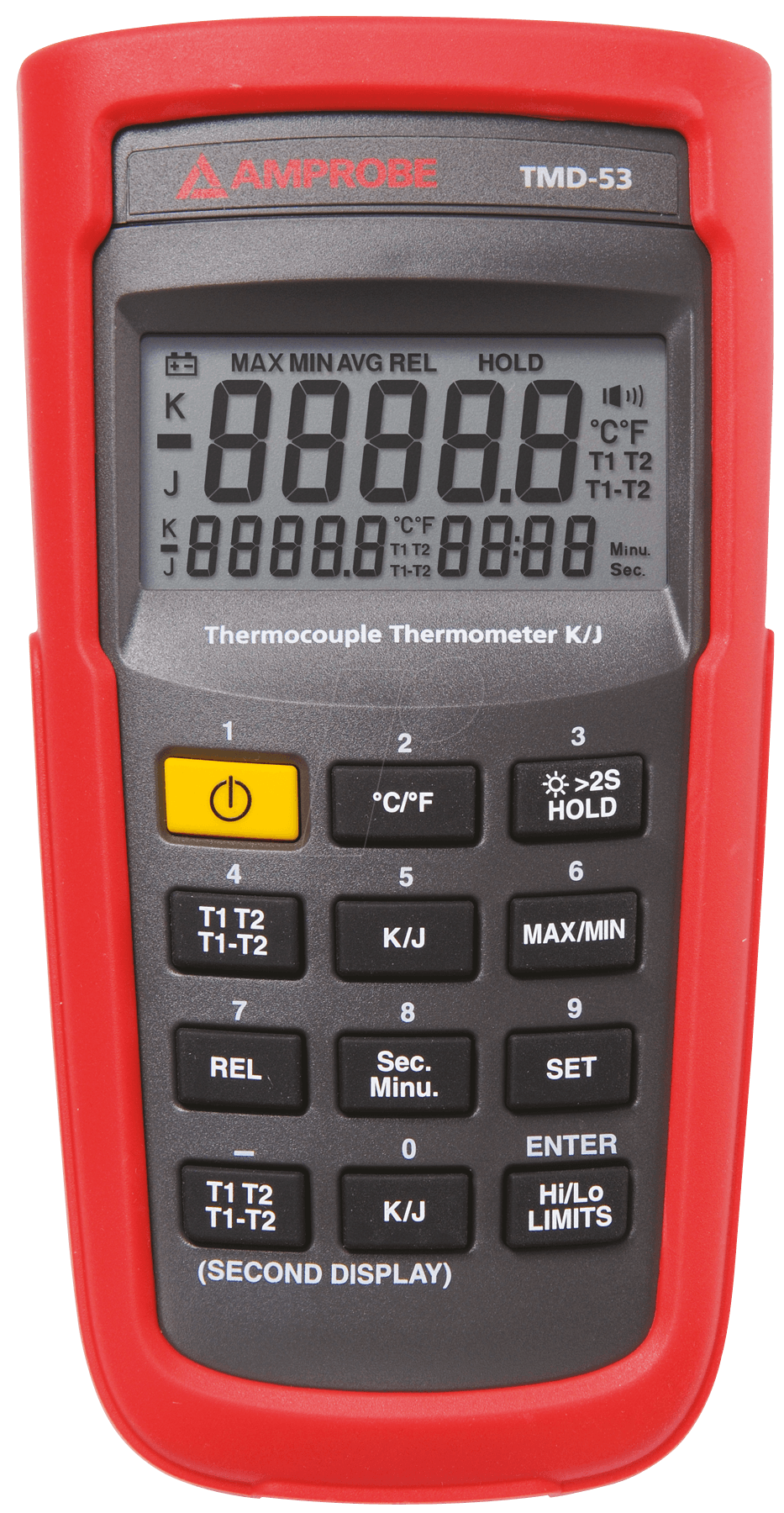 0095969556774 - AMP TMD-53 - Digital-Thermometer TMD-53 -180 bis +1350°C