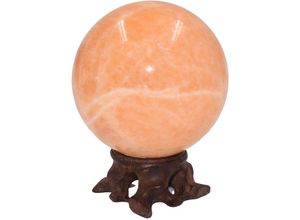 0096718221400 - Dekofigur FIRETTI Schmuck Geschenk Farbstein Edelstein Obelisk Calcit Dekofiguren Gr Ø 75 cm orange Weihnachtsengel Weihnachtsfiguren Perfekt zu jedem Anlass - Geburtstag Weihnachten