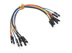 0100000010150 - MIKROE-513 Jumper-Kabel Raspberry Pi Banana Pi Arduino [10x Drahtbrücken-Stecker - Mikroelektronika