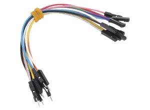 0100000010174 - Mikroelektronika - MIKROE-512 Jumper-Kabel Raspberry Pi Banana Pi Arduino [10x Drahtbrücken-Stecker