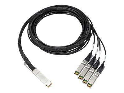 0190017016641 - HPE Copper Cable - 100GBase Direktanschlusskabel - QSFP28 (M) zu SFP28 (M) - 3 m - SFF-8665 - für Arista 7060  Cisco ONE Nexus 3232  FlexFabric 5950 32QSFP28  CX 8360  QFX Series QFX5200