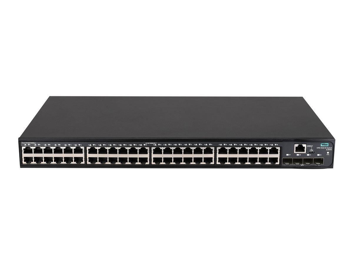 0190017500621 - HPE FlexNetwork 5140 48G 4SFP+ EI - Switch - L3 - Smart - 48 x 10 100 1000 + 4 x 10 Gigabit Ethernet   1 Gigabit Ethernet SFP+ - an Rack montierbar