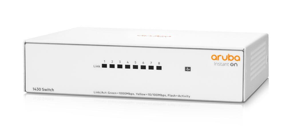 0190017537924 - 0 Instant On 1430 8G lüfterlos unmanaged Gigabit Switch EU (R8R45A)