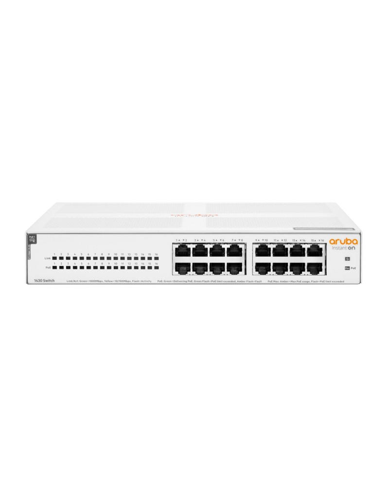 0190017537955 - R8R48A Hewlett Packard Enterprise HPE Instant On 1430 16G Class4 PoE 124W Switch  R8R48A R8R48A 0190017537955