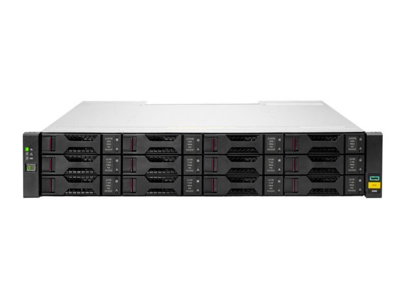 0190017620718 - HPE Modular Smart Array 2060 12Gb SAS LFF Storage - Festplatten-Array - 0 TB - 12 Schächte (SAS-3) - SAS 12Gb s (extern) - Rack