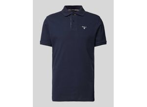 0190375366501 - Slim Fit Poloshirt mit Label-Stitching