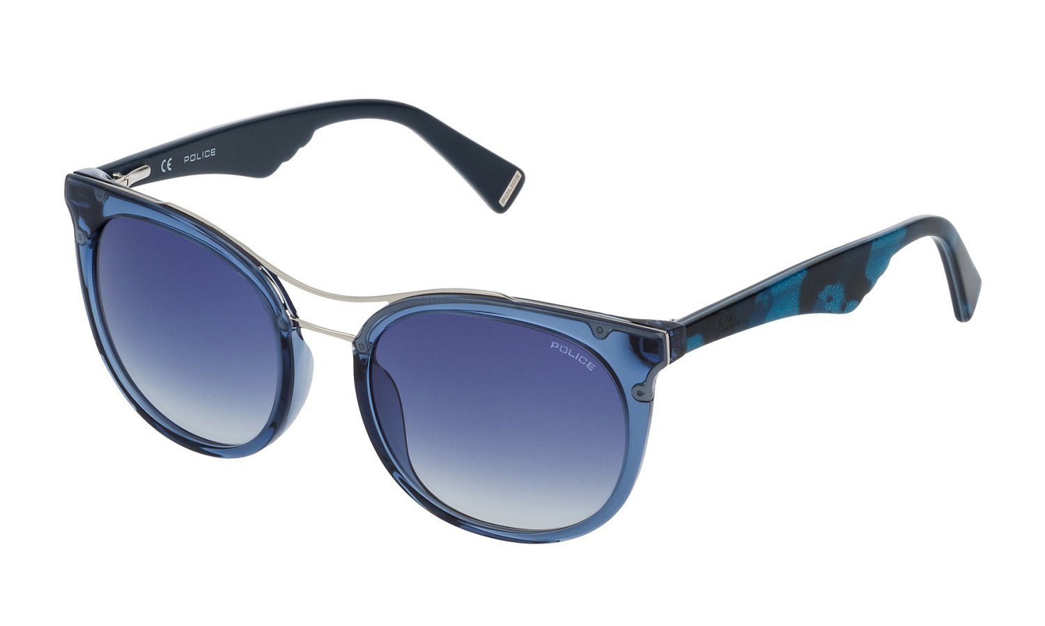 0190605086339 - Damen SPL758 SAVAGE 9  955 Gläser SONNENBRILLEN Acetat Blau Blau  Normal Schattiert