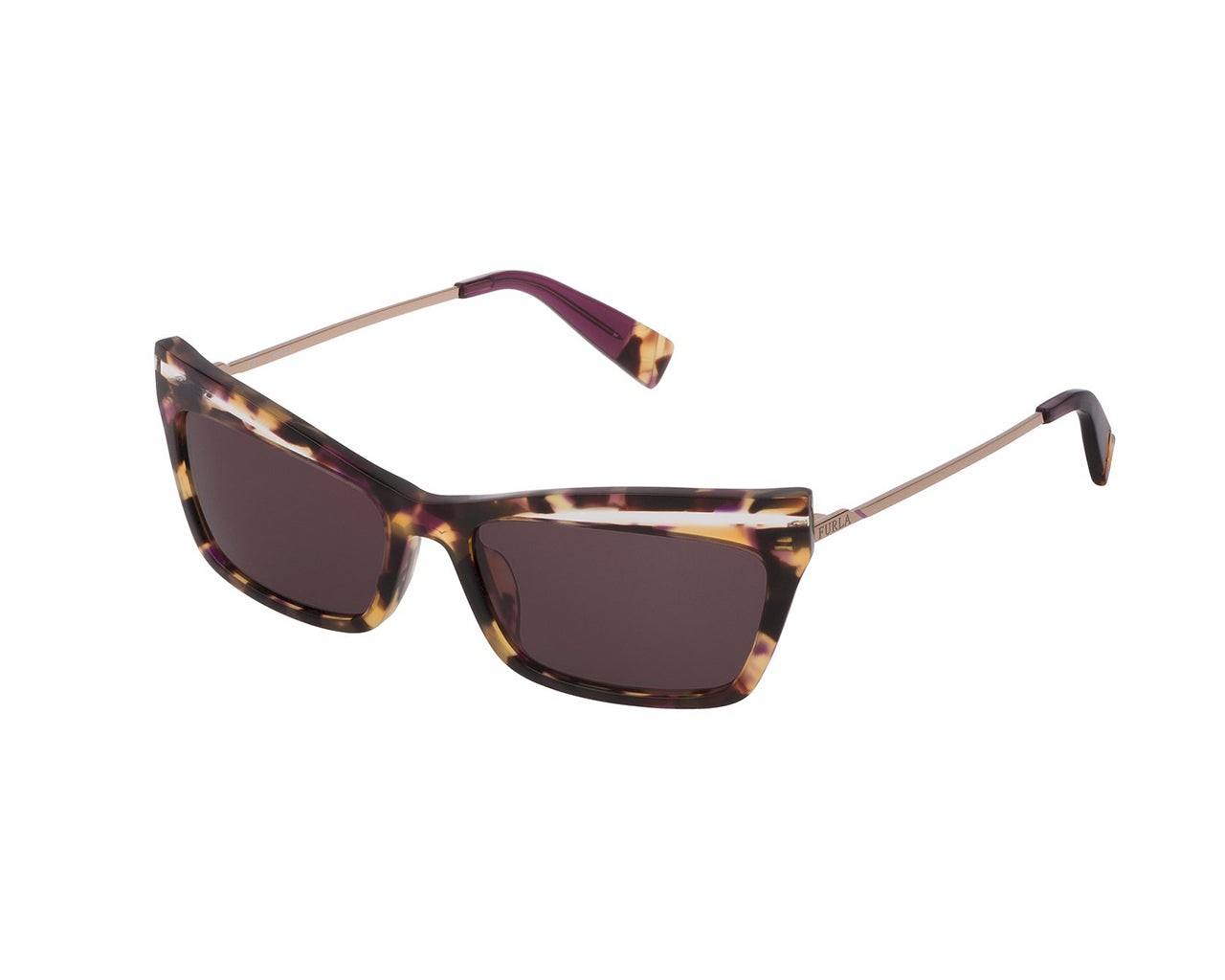 0190605207161 - Damen SFU348 0AEN Gläser SONNENBRILLEN Acetat Havanna Braun Quadratisch Normal