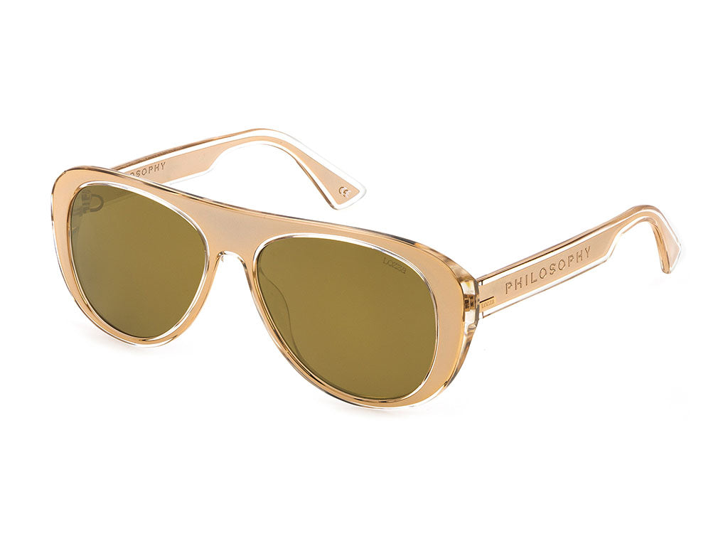 0190605268698 - Damen SL4255V Philosophie Piper 880g Gläser SONNENBRILLEN Acetat Gold Gold Pilot Normal