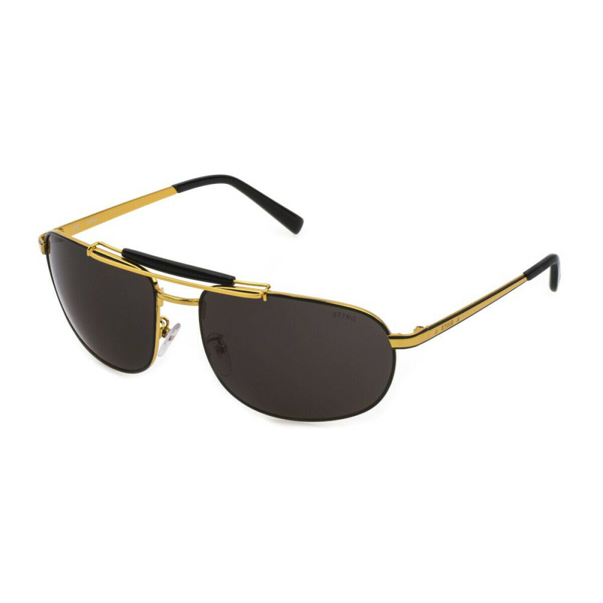 0190605280195 - Mens Sunglasses SST381-640201 Golden Ø 64 mm