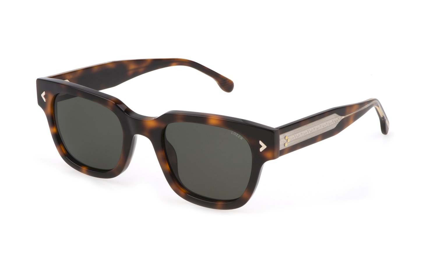 0190605376492 - Herren SL4300 POSITANO4 09AJ Gläser SONNENBRILLEN Acetat Havanna Grün Quadratisch Normal