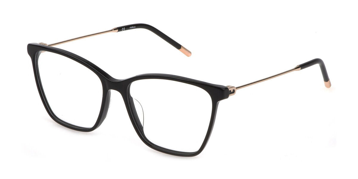 0190605395134 - Damen VFU635 0700 Rahmen von BRILLEN Acetat Schwarz  Geometrisch