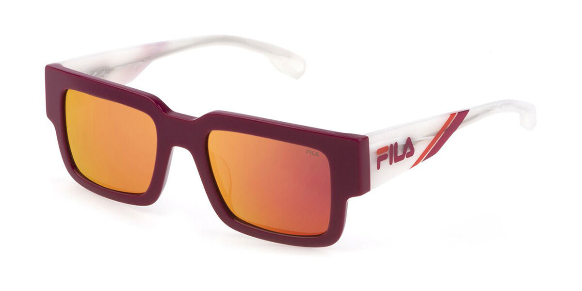 0190605395868 - Unisex SFI314  6Y6X Gläser SONNENBRILLEN Acetat Rot Rot Geometrisch Normale Spiegel