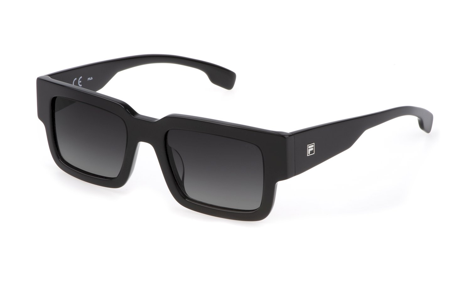 0190605395974 - Unisex SFI314V 700F Gläser SONNENBRILLEN Acetat Schwarz Rauch Geometrisch Normal Schattiert