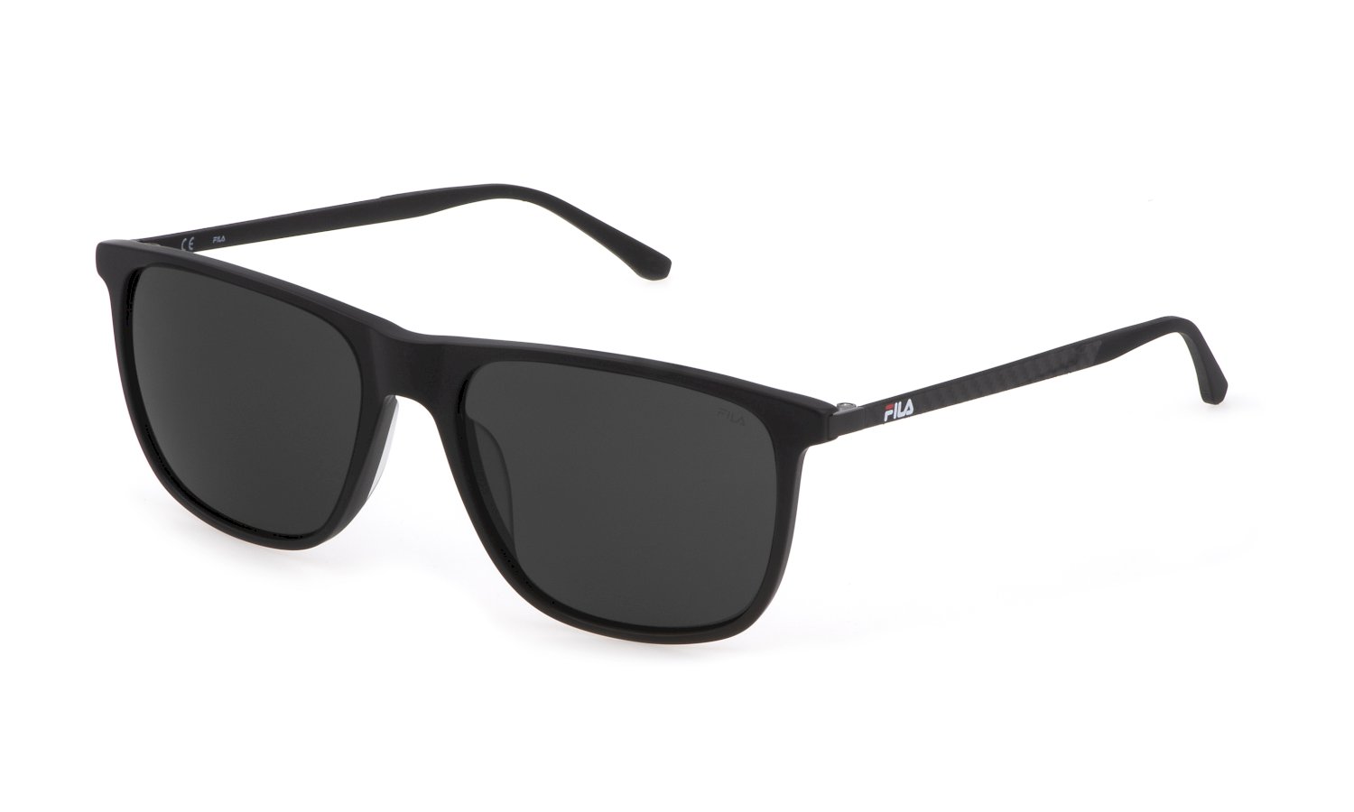 0190605399224 - Herren SFI299 0703 Gläser SONNENBRILLEN Acetat Schwarz Grau Quadratisch Normal