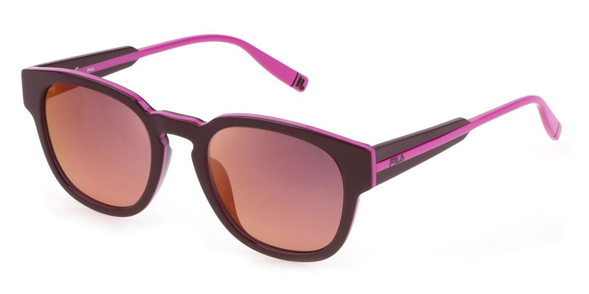 0190605400241 - Unisex SFI310  1BFX Gläser SONNENBRILLEN Acetat Violett Grau Geometrisch Gespiegelt Schattiert