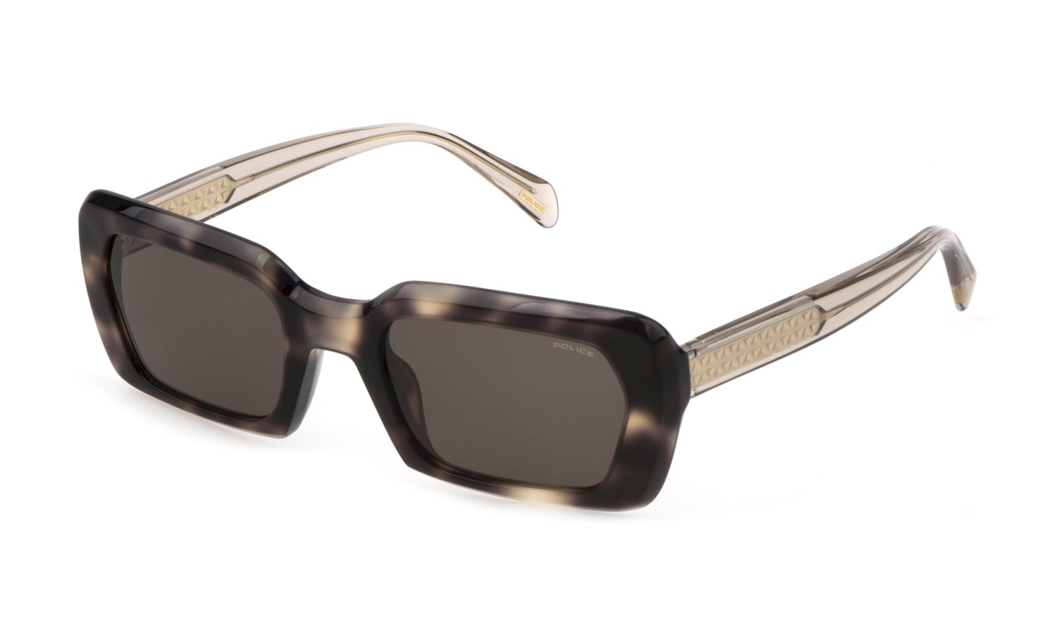 0190605412145 - Damen SPLG21 DAWN 6 07UX Gläser SONNENBRILLEN Acetat Havanna Braun Quadratisch Normal